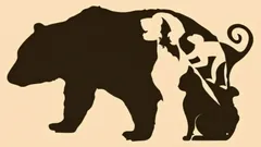 Optische illusie met vijf dieren: welke zie je als eerste en wat zegt dat over je persoonlijkheid?