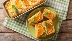 Recept voor sinaasappelcake met kaneel: een rijke citrussmaak met slechts één sinaasappel.